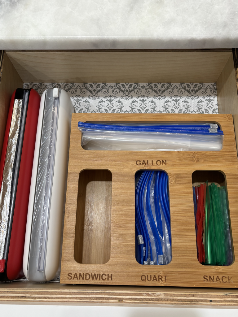 Bamboo Plastic Bag Dispenser